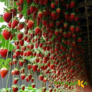 Клубника ампельная Анастасия купить по цене от 370р. в интернет-магазине «Посадика» с доставкой почтой в в Навашиное и по всей России – [изображение №1].